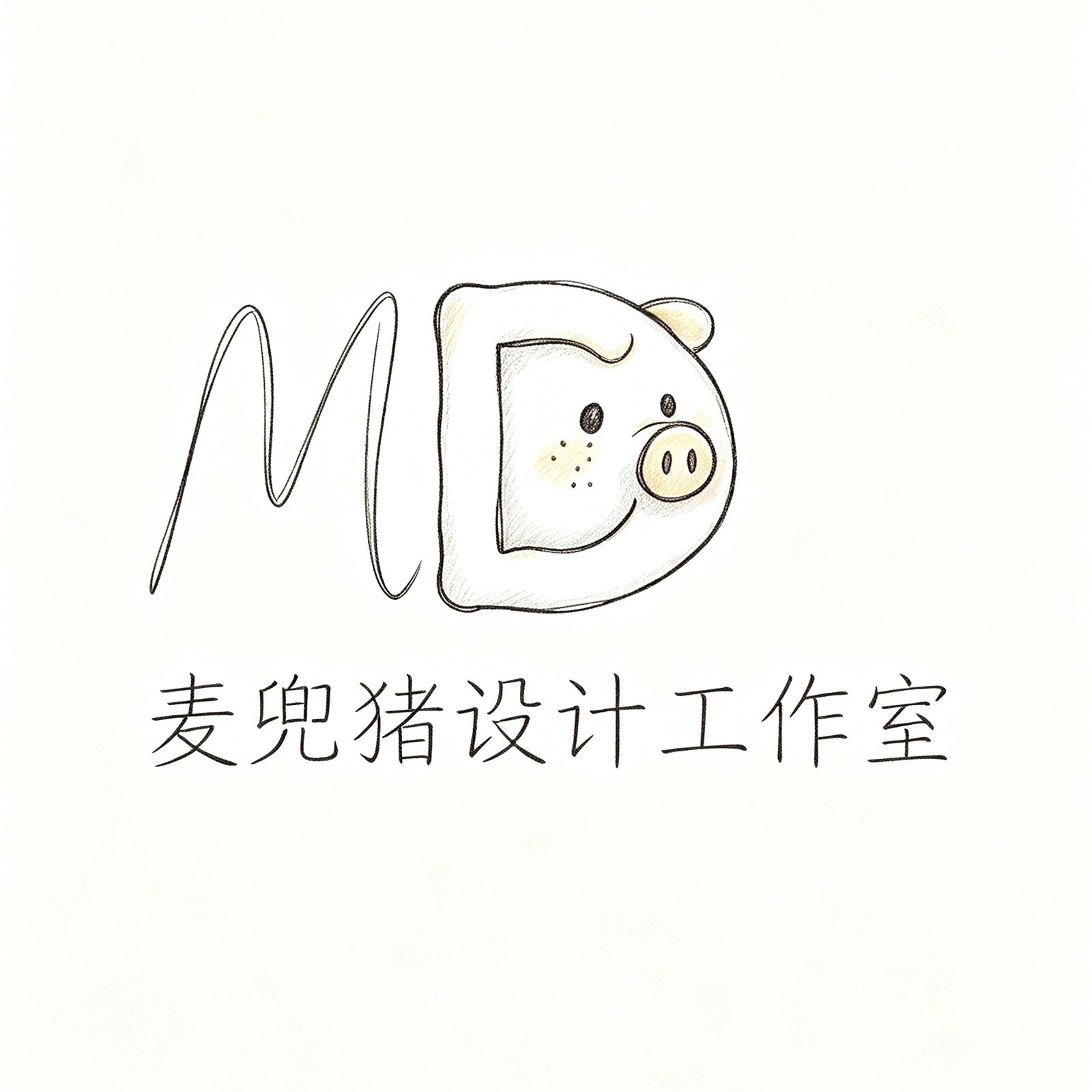 麦兜猪设计工作室的LOGO