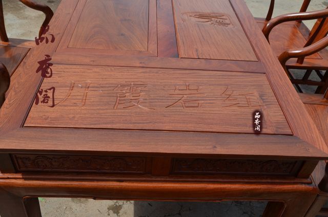 Bán buôn Miến Điện rosewood trái cây lớn rosewood bàn trà bàn trà bàn trà mahogany đồ nội thất một số khuyến mãi