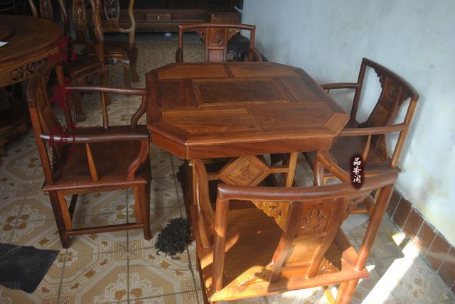 Bán buôn Miến Điện rosewood trái cây lớn rosewood bàn trà bàn trà bàn trà mahogany đồ nội thất một số khuyến mãi