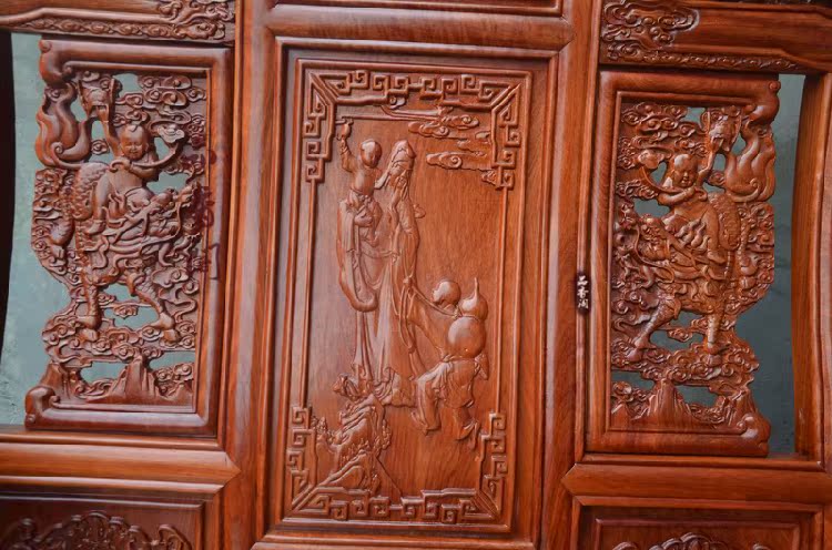 Gỗ hồng mộc Miến Điện Sofa Ruyi Sofa Kirin Sofa Mahogany Đồ nội thất Nội thất đặc biệt Sofa Warring States - Bộ đồ nội thất ghế sofa đẹp hiện đại