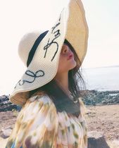 Net red fashion with the sun hat Andy beach vacation sunscreen hat Travel big cornice hat female summer big edge hat