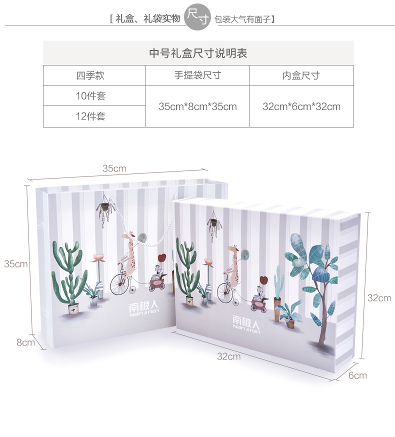 Quần áo sơ sinh Nam Cực cung cấp bông mùa xuân hè mùa thu heo con trăng tròn quà tặng cao cấp cho bé bộ hộp quà tặng - Bộ quà tặng em bé danh sách đồ sơ sinh cần mua