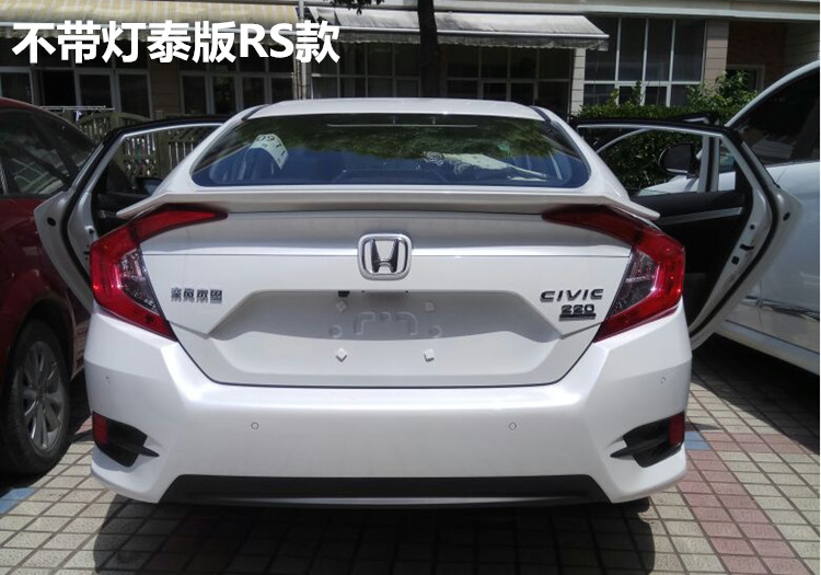 Đuôi xe Honda mới sửa đổi 10 thế hệ của Civic Thai phiên bản RS thể thao với đèn 10 thế hệ 16-17 ngoại thất 2017 cánh gió ô tô