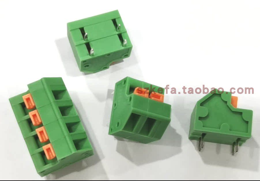 Spring-type wiring terminals KF237-5 08mm 7 62mm 62mm 10 16mm 16mm screws-free press terminals