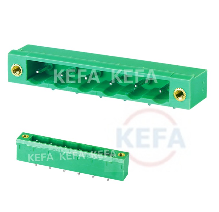 Plug-in terminal with ear KF2EDGVM 2EDGRM-7 62mm positioning needle seat