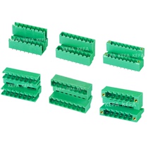 Terminal terminal KF2EDGRTCRTCRTMVTCVTM-5 0mm high and low double bending straight needle with ear double row needle