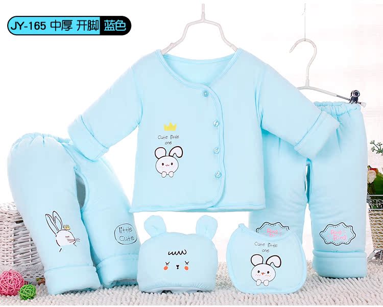 Bộ quà tặng sơ sinh cho bé quần áo cotton mùa xuân và mùa thu đông 0-3 tháng 6 Đồ sơ sinh cho bé sơ sinh bán hộp quà sơ sinh đẹp