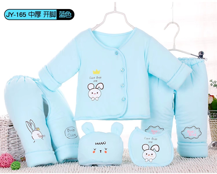 Bộ quà tặng sơ sinh cho bé quần áo cotton mùa xuân và mùa thu đông 0-3 tháng 6 Đồ sơ sinh cho bé sơ sinh đồ sơ sinh cho bé trai