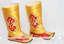 Monkey King Boots Monkey King New Yellow Opera Shoes 6500 Full set of accessories