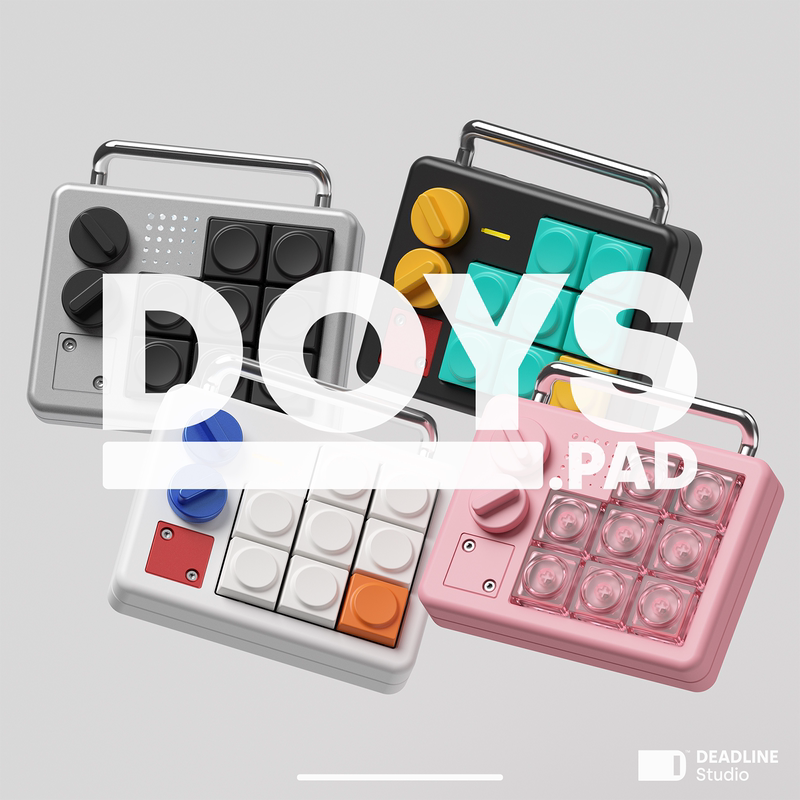 [in Stock] Deadline Doyspad Toy Box Customized Mechanical Mini Keyboard Wireless Dual-Mode Bluetooth