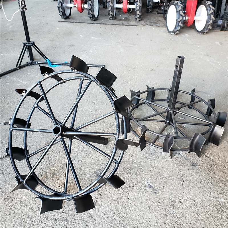 Small cultivator iron wheel anti-skid wheel rotary cultivator walking wheel ripper accessories paddy field crawling wheel small agricultural machinery