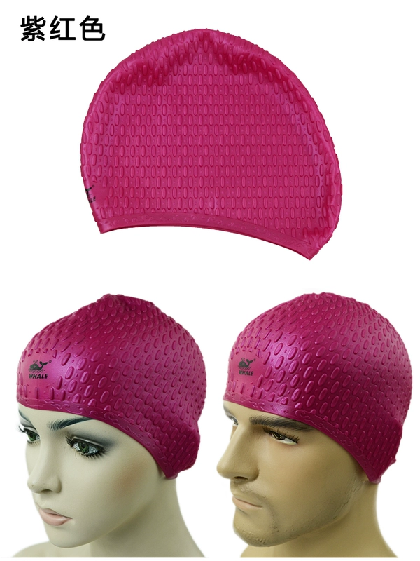 Loose silicone thả mũ bơi lớn chuyên nghiệp unisex lông tai dài không thấm nước thoải mái các hạt không đầu