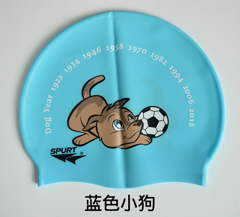 Thời trang in silicone mũ bơi nữ trẻ em người lớn tóc dài bảo vệ tai chuyên nghiệp không thấm nước thoải mái nam phim hoạt hình lớn áo bơi nữ