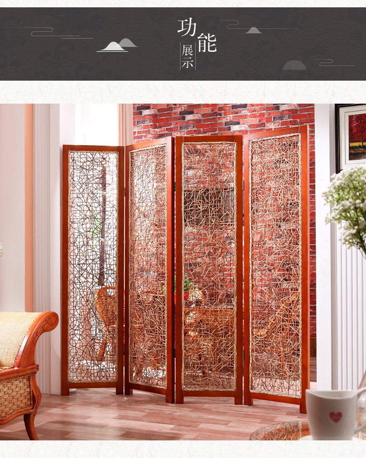 Màn hình mây văn phòng khách sạn hiện đại phân vùng phòng khách hiên màn hình gấp màn hình Trung Quốc di động màn hình thực nho - Màn hình / Cửa sổ vách trang trí cầu thang