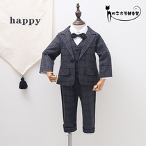 Childrens suit handsome English dress boy suit Han boys suit for showing babys age suit