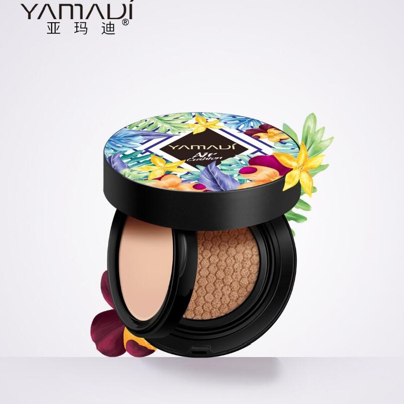 Yamadi beauty filter double-layer air cushion bbcc cream concealer lasting concealer moisturizing with bright complexion liquid foundation