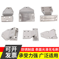 Authentic 304 enlarged thickened hinge heavy industrial machinery equipment door hinge stainless steel hinge loose leaf