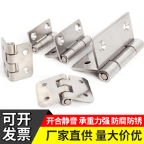 304 Stainless Steel Hinge Daquan Thickened Heavy Hinge Hardware Folding Cabinet Door Folding Accessories Door Flat Fitting