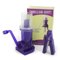 DIY hand crank home choreography machine hand rocking style semi-automatic knitting rope machine Home handmade rope-knitting machine small braiding machine