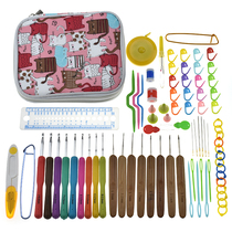 Ron cat wooden color hand-woven crochet tool sweater metal hook set sweater send tutorial