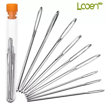 Hand-woven gadget stainless steel suture needle wool needle wool thread thick head large hole Needle Embroidery needle knitting tool