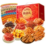 盐津铺子 Подарочные коробки, новогодние товары, закуски, большие подарочные пакеты, закуски, острая тушеная еда для старейшин и родственников, чтобы посетить закуски