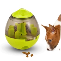Pet puzzle food leakage tumbler ball can be filled with dog food snacks with adjustable difficulty level dog slow food training toy