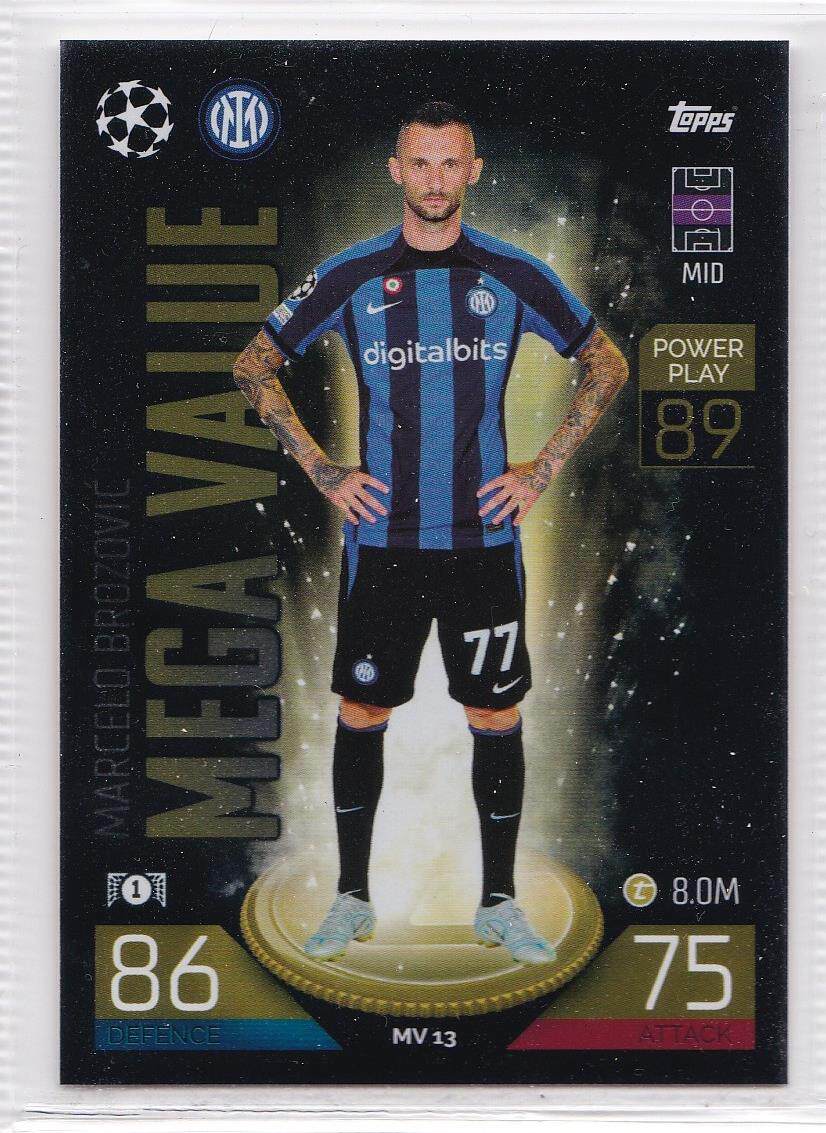 TOPPS 2022-23 Champions League League Star Card Additional Edition MV13 Inter Milan Brozovic