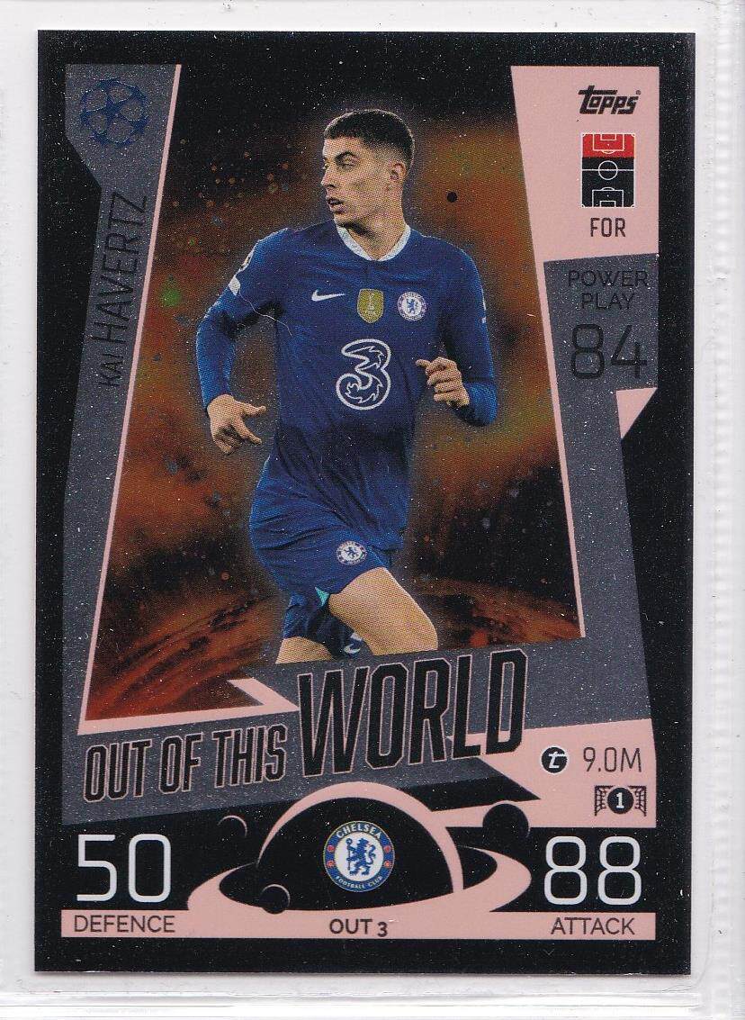 TOPPS 2022-23 UEFA Champions League star card appendage OUT3 Chelsea Haverts-Taobao