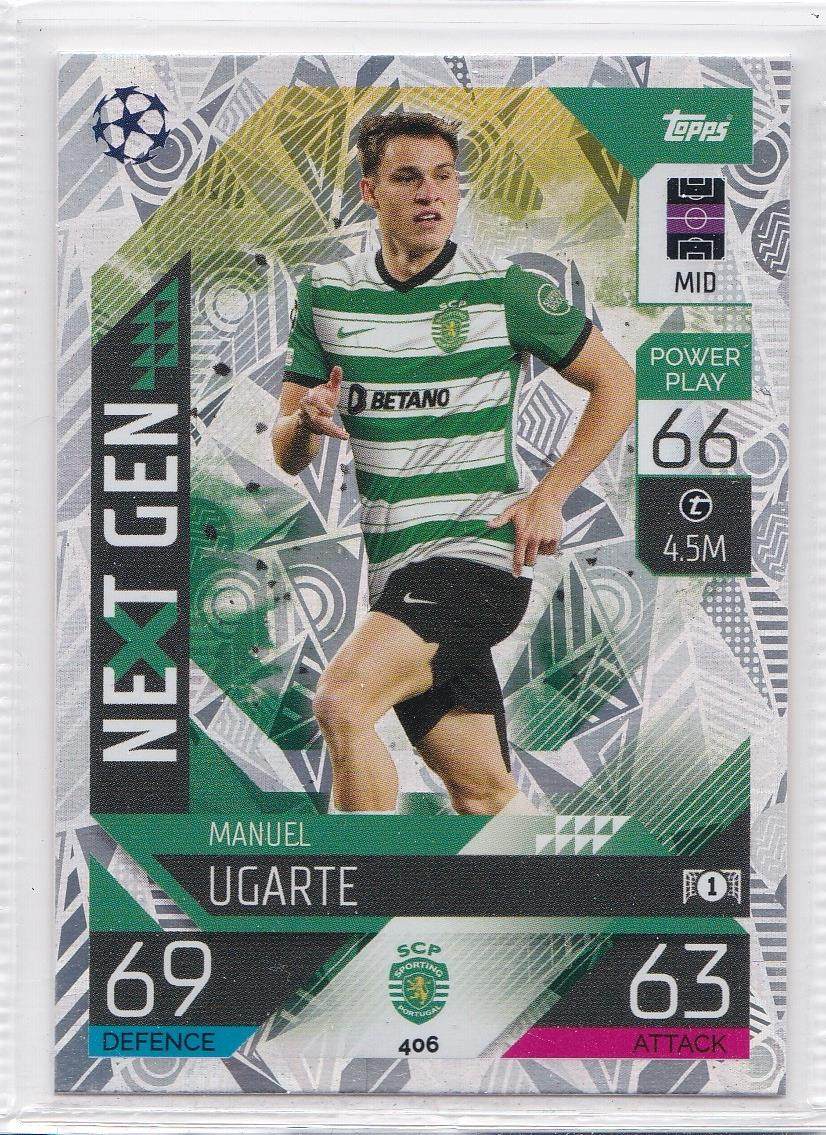 TOPPS 2022-23 UEFA Europa League Star Card 406 NG Sporting Ugarte