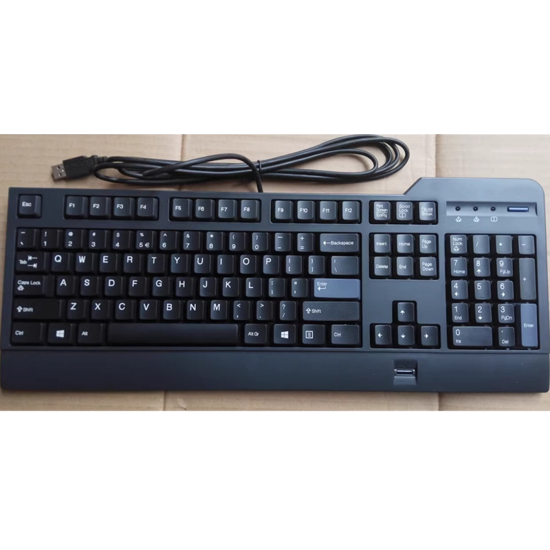 Suitable for Lenovo Ibm Kuf1256 USB Fingerprint Recognition Keyboard Thinkcenter Server Keyboard Suitable for Lenovo Ibm Kuf1256 USB Fingerprint Recognition Keyboard Thinkcenter Server Keyboard