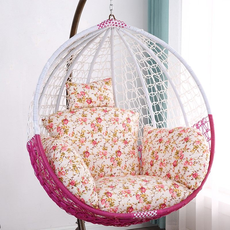 Hanging Basket Cushion Single chandelia detachable washable bird's nest Nest Swings cushions Cushions Hoist Chairs Cushions Rattan Cradle Thickening of the chair cushion