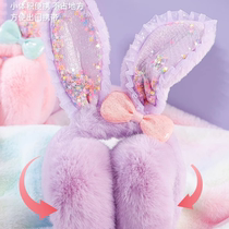 Childrens earmuffs female cute winter ear protection sleeves outdoor anti-cold and antifreeze ear warmers furry windproof earmuffs