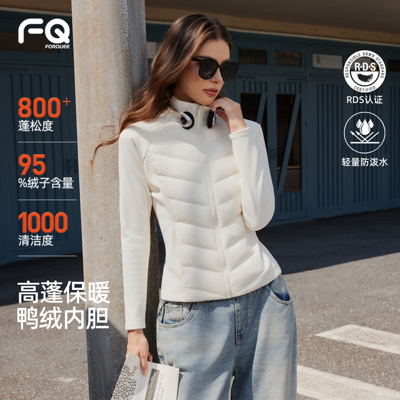 Sports down Jacket for Women 2026 New Lightweight Warm Stand-Up Collar Jacket Running Fitness Cycling Jacket with Inner Liner for Winter Sports down Jacket for Women 2026 New Lightweight Warm Stand-Up Collar Jacket Running Fitness Cycling Jacket with Inner Liner for Winter