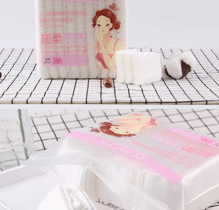Bông pad Làm sạch bông Dày hai mặt trang điểm đôi hiệu ứng hydrating trang điểm dùng một lần làm sạch làm đẹp trang điểm công cụ trang điểm - Các công cụ làm đẹp khác bộ cọ trang điểm mac