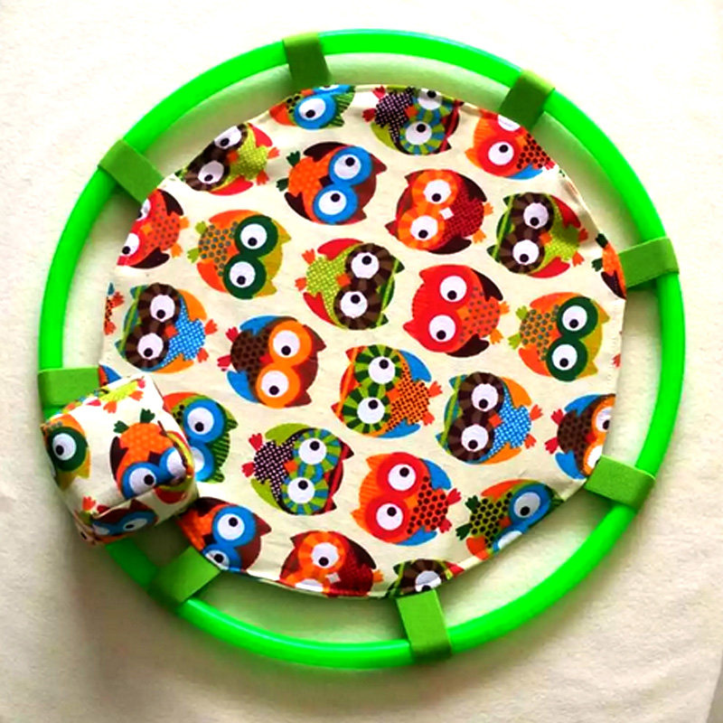 Sandbag tray throw sandbag spring ring kindergarten children outdoor safety toy frisbee steering wheel