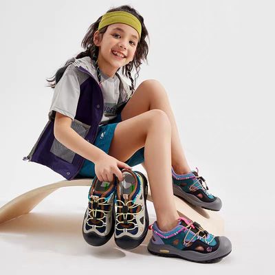 SMIBU童鞋女童凉鞋2025夏季新款儿童户外运动鞋包头男童鞋子林踪