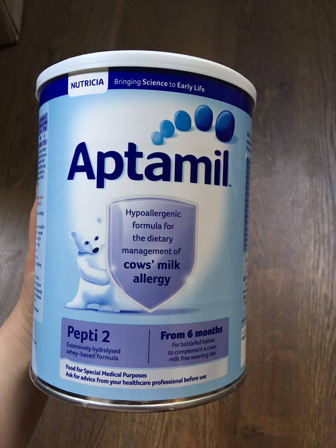 British love his beauty deep hydrolysis milk powder Aptamil Pepti 2 babies over six months