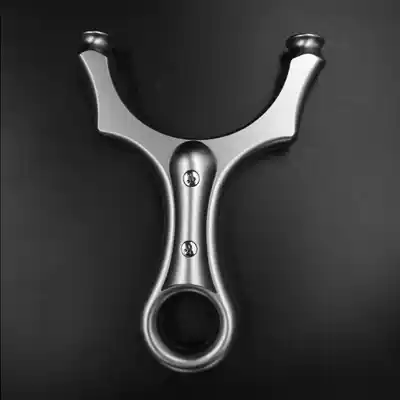 Titanium Yi CNC slingshot precision high-end TC21 titanium alloy flat skin bow bow name: Goose non-eating chicken bow