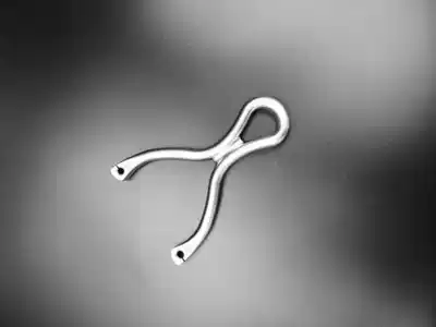 Titanium Yi outdoor TC21 titanium alloy CNC card ball slingshot non-casting wire cutting slingshot