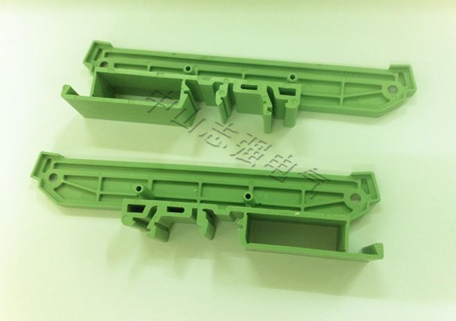 107mm wide PCB module rack bezel blocking flow plug left and right damper sideboard DIN35 C45 rail mounting