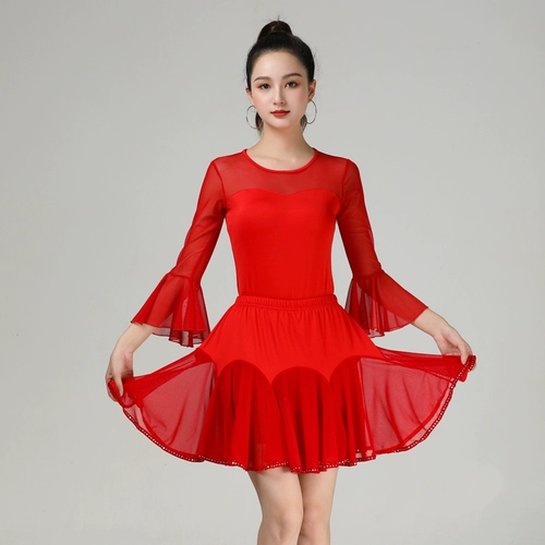 2024 Plaza Dance Clothing Network Make Elice Latin Dance Новый набор национальных стандартных танце