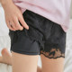 Lace shorts women can wear anti-light leggings loose safety pants high waist large size safety pants thin summer