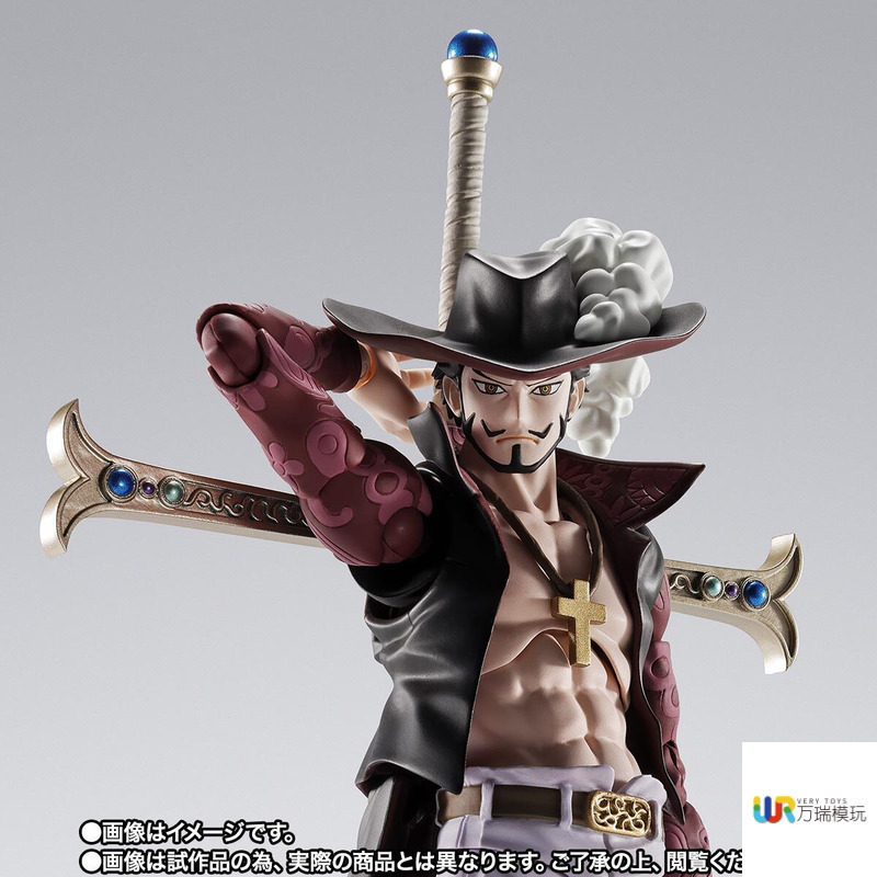 In Stock Bandai Soul Limited Shf Hawkeye Jorakel Mihawk One Piece Shichibukai Figure
