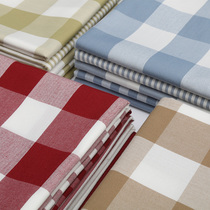 Plaid striped cotton linen cloth sand release material sofa cover Pillow Cushion Cushion Table Cloth Handmade DIY Soft Bag