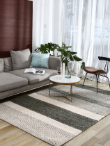 India imported handmade wool carpet Modern simple living room sofa coffee table mat Nordic bedroom study carpet