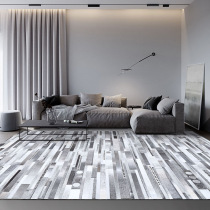 Brazil imported hand-stitched cowhide carpet Living room Nordic light luxury coffee table blanket Modern simple bedroom bedside blanket