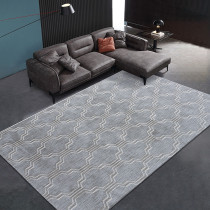  Turkey imported abstract gray carpet Nordic geometric modern minimalist living room bedroom sofa coffee table mat household