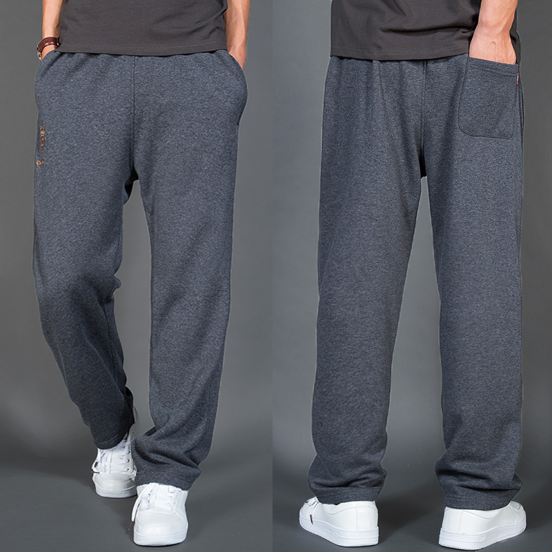 Special cabinet 2020 autumn and winter large size sports pants loose men's pants fatter casual pants plus fattening David pants for men's pants