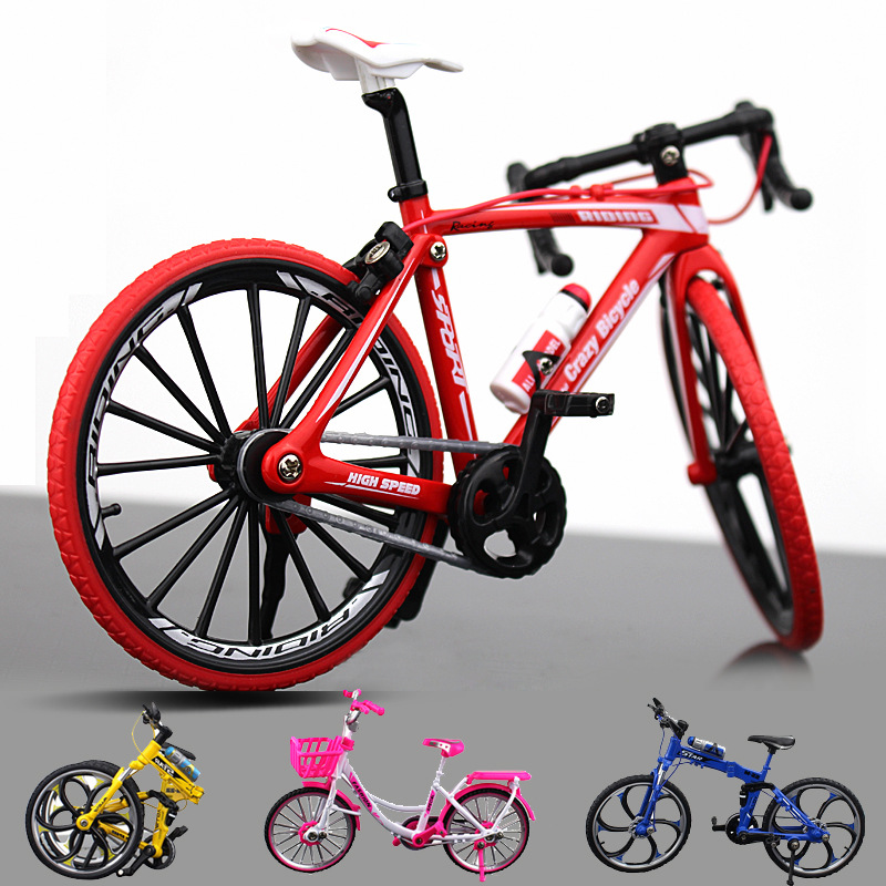 Cross-border Creative Alloy Model Bike 1:10 Mini emulation Bike Toy Collection Gift Climbing Bike